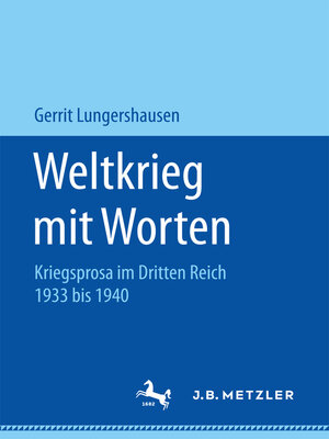cover image of Weltkrieg mit Worten